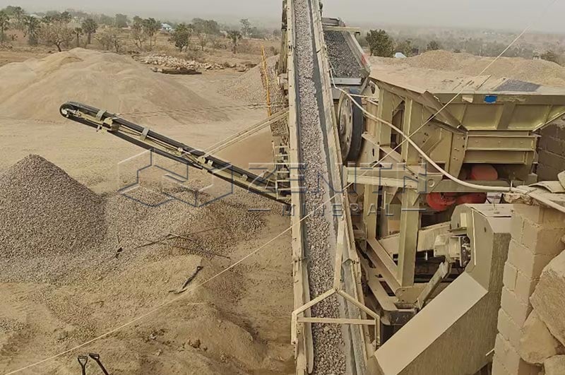 Мобильная дробилка заполнителей для производства песка Россия