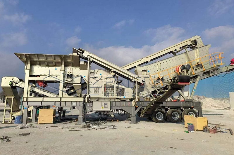 Мобильная роторная дробилка для карьера