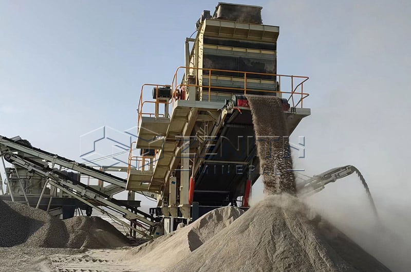 мобильные минеральные дробилки для горных работ